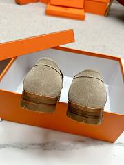 Okify Hermes Beige Faubourg Loafers EU35-41 - 3