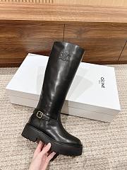 Okify Celine black thick-soled knee-length boots EU35-40 - 2