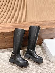 Okify Celine black thick-soled knee-length boots EU35-40 - 1