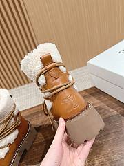 Okify Celine thick sole lace up snow boots EU35-40 - 3