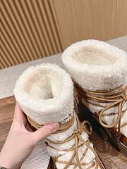 Okify Celine thick sole lace up snow boots EU35-40 - 4