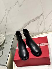 Okify Roger Vivier Black Chelsea Boots EU35-40 - 5