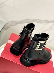 Okify Roger Vivier Black Chelsea Boots EU35-40 - 4