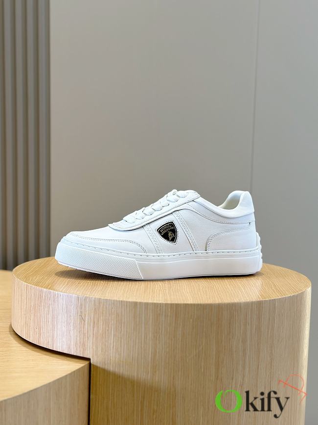 Okify Tods Automobili Lamborghini White Sneakers EU38-45 - 1