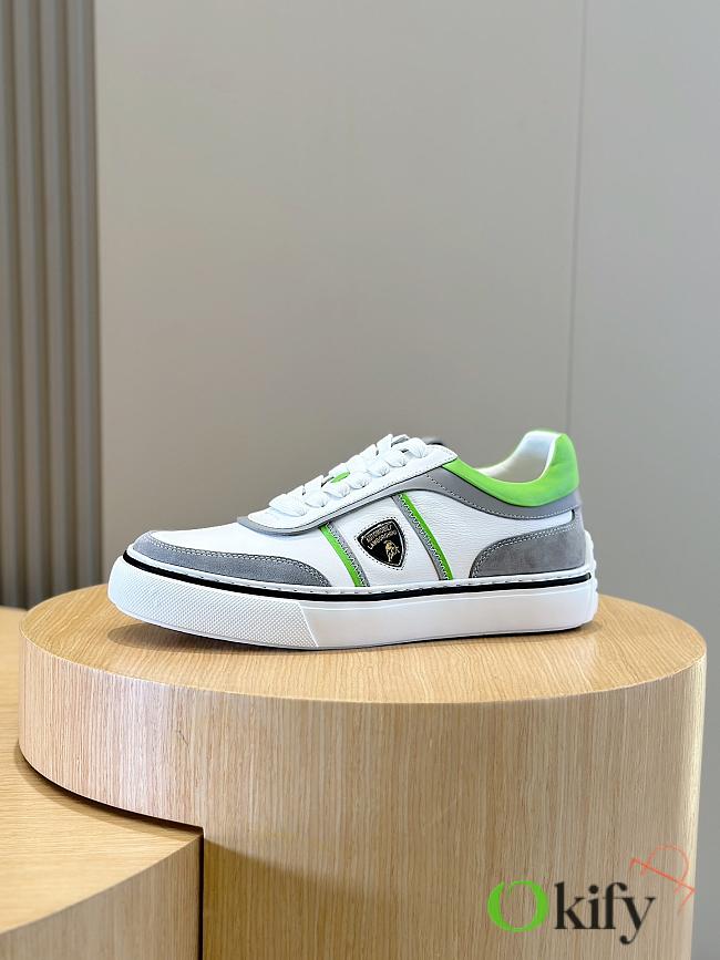 Okify Tods Automobili Lamborghini Green Sneakers EU38-45 - 1