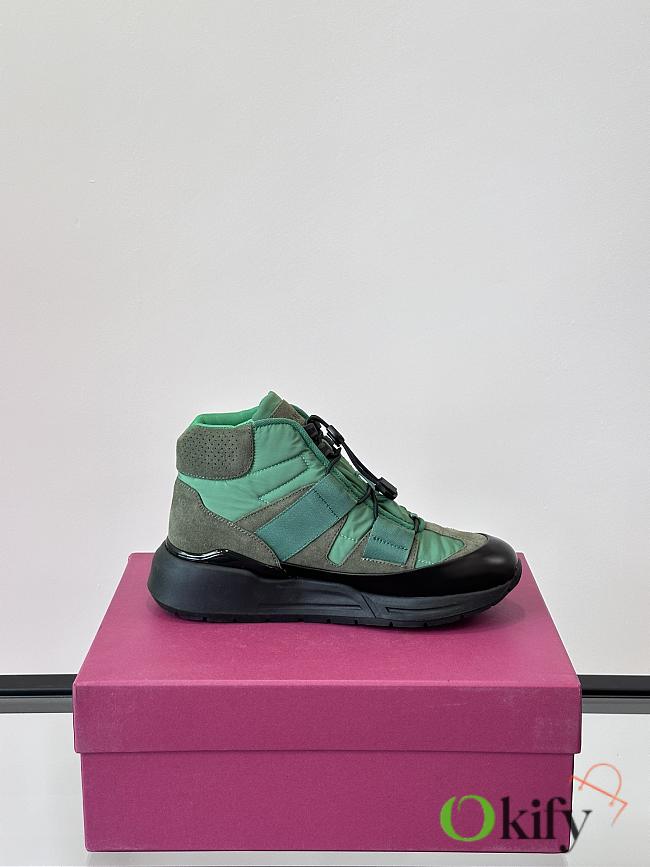 Okify Salvatore Ferragamo Green Sneakers EU38-45 - 1