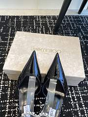 Okify Jimmy Choo strap rhinestone chain heels in black EU35-42  - 5