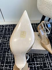 Okify Jimmy Choo strap rhinestone chain heels in beige EU35-42  - 4