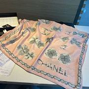 Okify Chanel Pink Scarf 200*110cm 19173 - 4