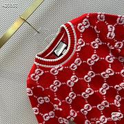 Okify Gucci Red Short Sleeves Sweater  - 4