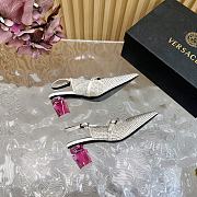 Okify Versace Gianni Ribbon Perfume High Heels in white with crystal EU35-42 - 2