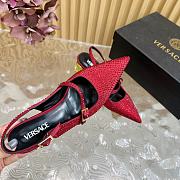 Okify Versace Gianni Ribbon Perfume High Heels in red with crystal EU35-42 - 2