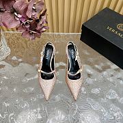 Okify Versace Gianni Ribbon Perfume High Heels in beige with crystal EU35-42 - 5