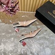 Okify Versace Gianni Ribbon Perfume High Heels in beige with crystal EU35-42 - 3