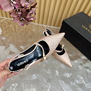 Okify Versace Gianni Ribbon Perfume High Heels in beige with crystal EU35-42 - 2