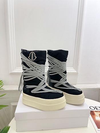 Okify Rick Owens Moncler Black Snow Boots EU35-45