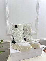 Okify Rick Owens Moncler White Snow Boots EU35-45 - 1