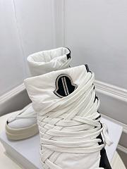 Okify Rick Owens Moncler White Snow Boots EU35-45 - 4