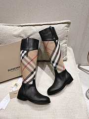 Okify Burberry Smooth Leather High Boots EU35-42 19198  - 1