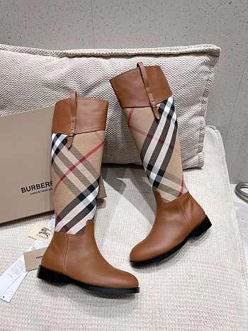 Okify Burberry Smooth Leather High Boots EU35-42 19199