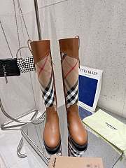 Okify Burberry Smooth Leather High Boots EU35-42 19199 - 2