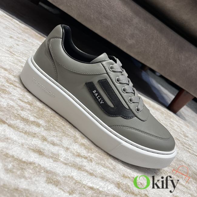 Okify Bally Gray Grey Sneakers for men EU39-44 - 1