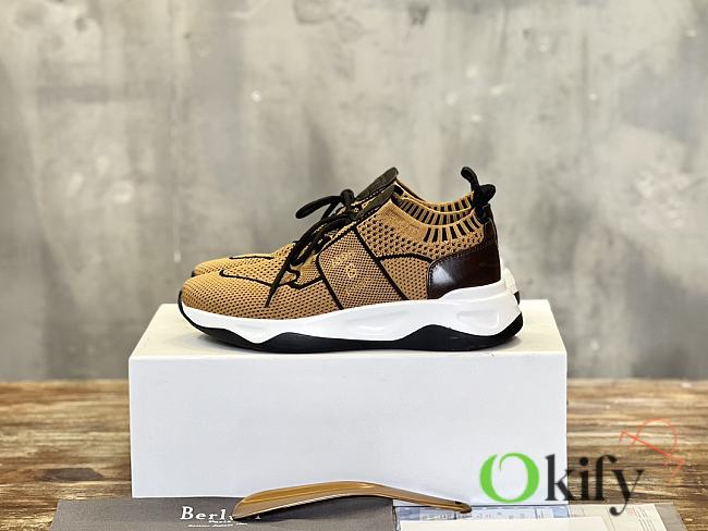 Okify Berluti Brown Sneakers for men EU38-45 19209 - 1