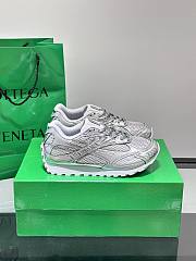 Okify Bottega Veneta Orbit Runner Sneakers in silver EU35-45 - 1