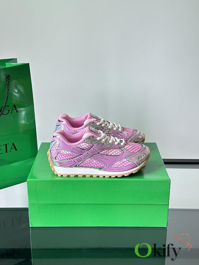 Okify Bottega Veneta Orbit Runner Sneakers in pink EU35-45 - 1