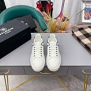 Okify Balmain Screw Embellished Low-Top Sneakers for men in white EU38-45 - 1