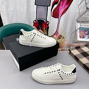 Okify Balmain Screw Embellished Low-Top Sneakers for men in white EU38-45 - 3