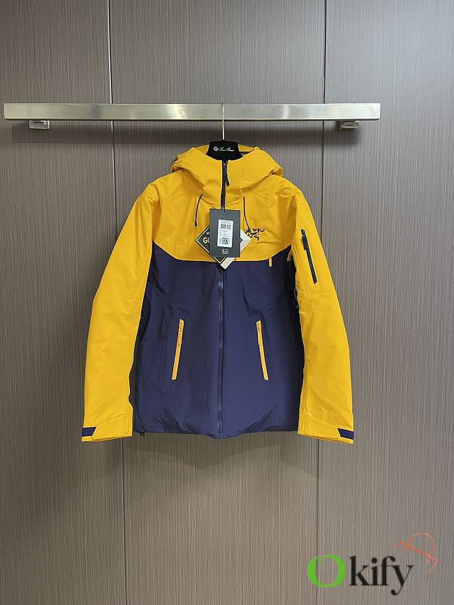 Okify Arc'teryx Blue And Yellow Down Jacket M-3XL - 1