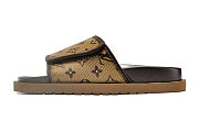 Okify Louis Vuitton Brown Slides - Christmas gift  - 2