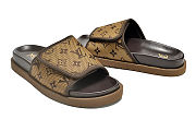 Okify Louis Vuitton Brown Slides - Christmas gift  - 4