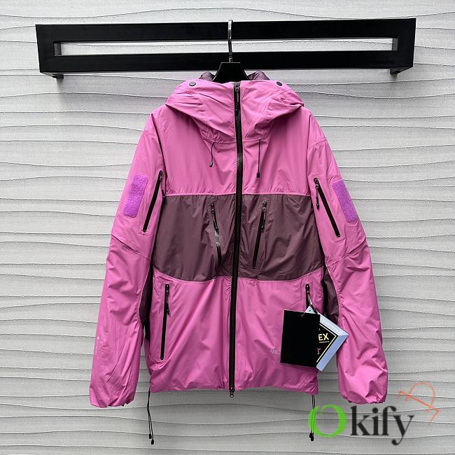 Okify Arc'teryx hooded assault pink down jacket XS-XL - 1