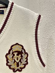 Okify Louis Vuitton White Gilet Jacket SML  - 4