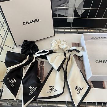 Okify Chanel Black Or White Hairtie 19242