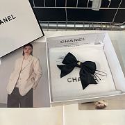 Okify Chanel Black Bow Hairclip 19246 - 3