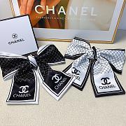 Okify Chanel Set 2 Black And White Bow Hairclip 19247 - 1