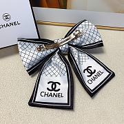 Okify Chanel Set 2 Black And White Bow Hairclip 19247 - 6