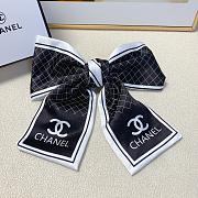 Okify Chanel Set 2 Black And White Bow Hairclip 19247 - 5