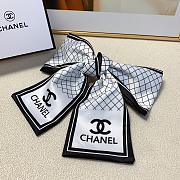 Okify Chanel Set 2 Black And White Bow Hairclip 19247 - 2