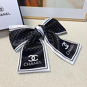 Okify Chanel Set 2 Black And White Bow Hairclip 19247 - 3