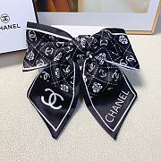 Okify Chanel Set 2 Black And White Rose Bow Hairclip 19248 - 4