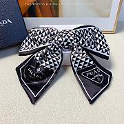 Okify Prada Set 2 Black And White Bow Hairclip 19249 - 4