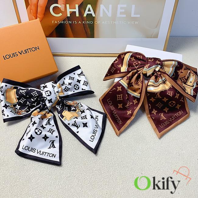 Okify Louis Vuitton Set 2 Bow Hairclip 19250 - 1