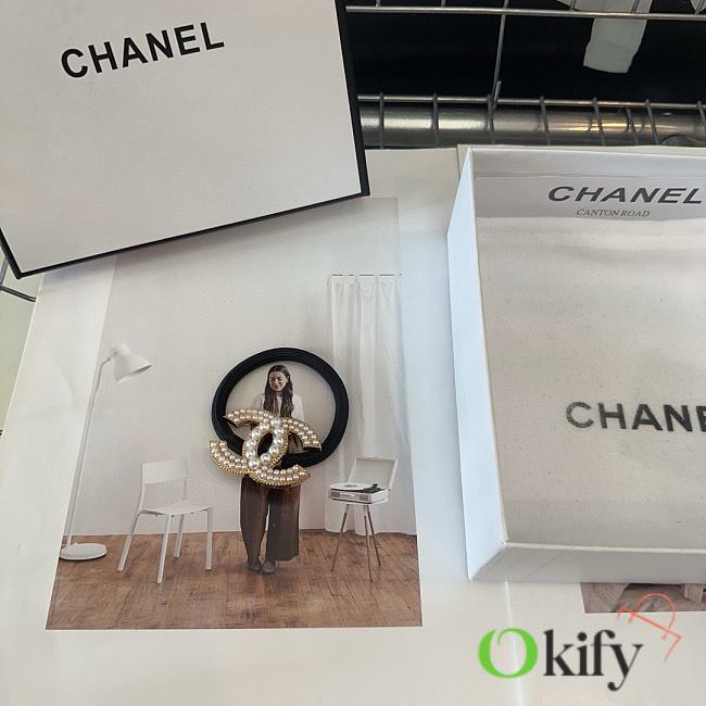 Okify Chanel Pearl Hairtie 19265 - 1