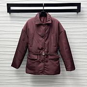 Okify Gucci Belt Cotton Red Jacket SML - 1