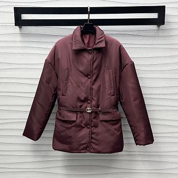 Okify Gucci Belt Cotton Red Jacket SML