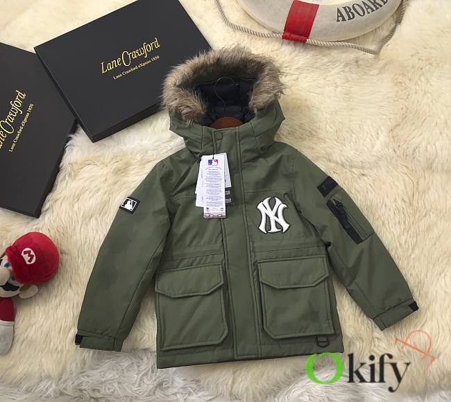 Okify MLB Green Down Jacket for kids 110-160  - 1